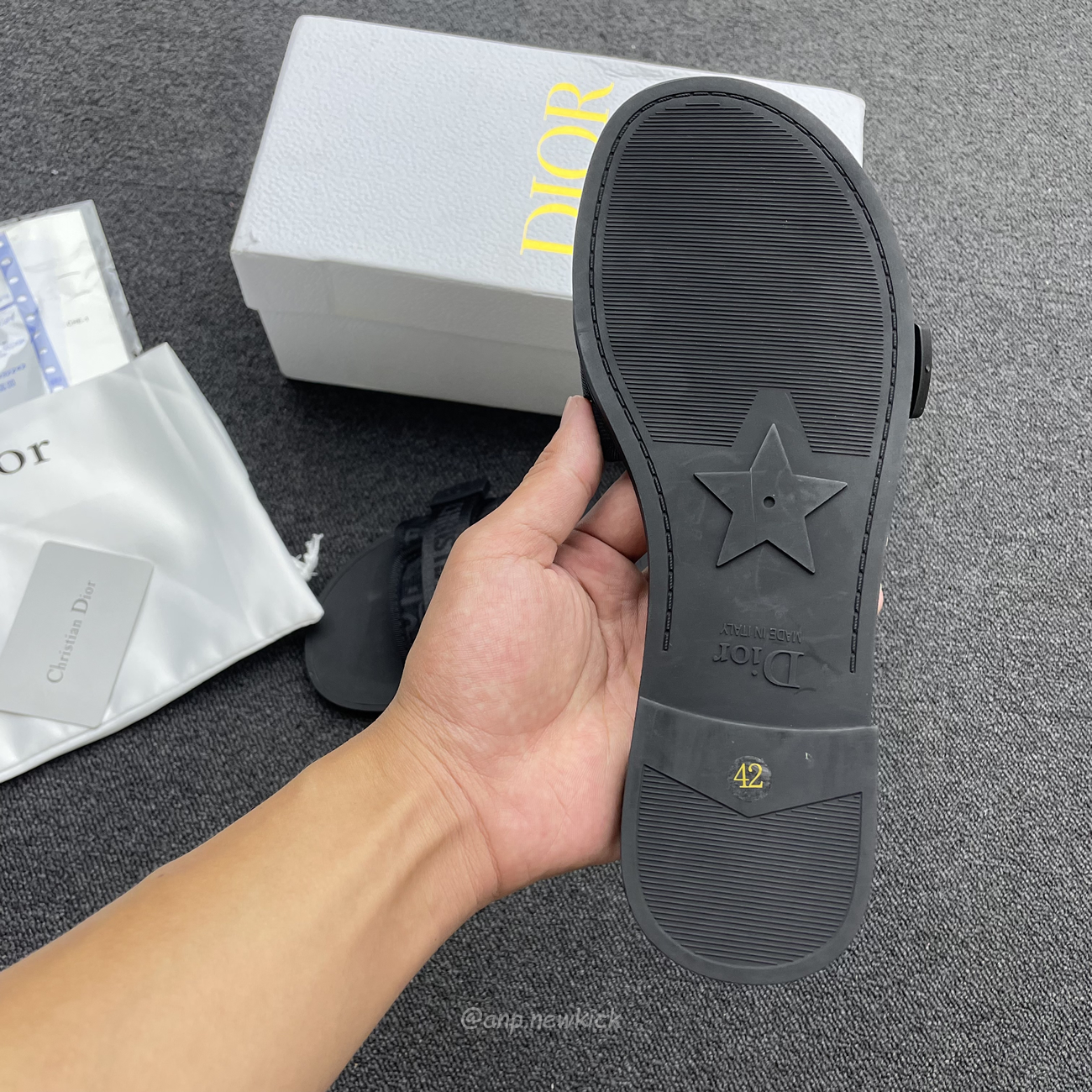 Dior 3d Velcro Sandals (7) - newkick.cc